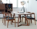 Kennedy chairs with twist table